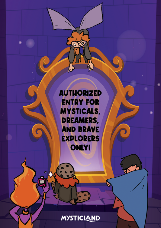 Authorized Entry Door Poster (Free Download for MysticPost Subscribers!)