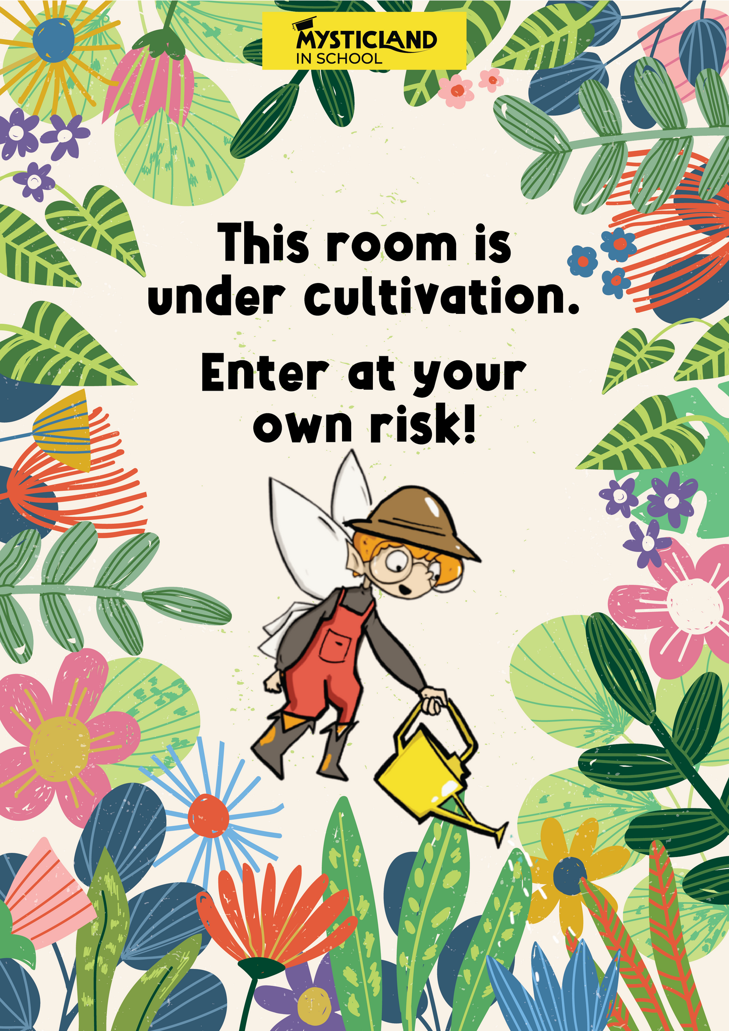 Felix’s Garden Door Poster (Free Download for MysticPost Subscribers!)