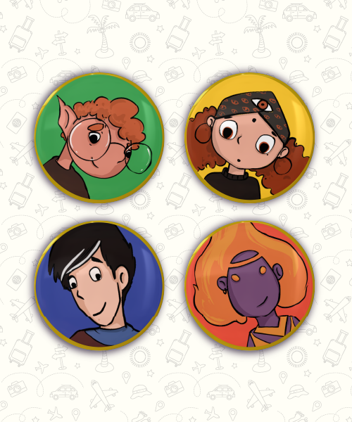 Lapel Pins (Set of 4)