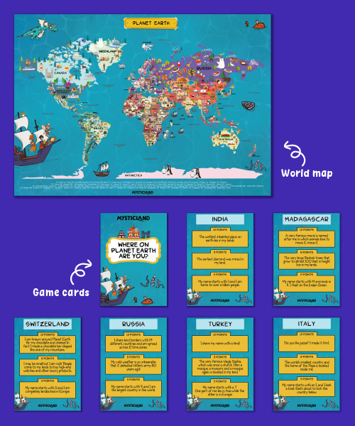 The Planet Earth map game